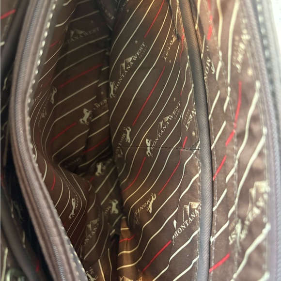 Montana West Brown and Leopard Tote - Picture 7 of 8